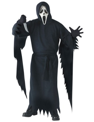 Value Edition Ghost Face Costume Frissons avec masque - adulte - Taille unique