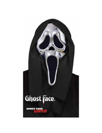 Value Edition Masque Chrome Ghostface Frissons- Adulte