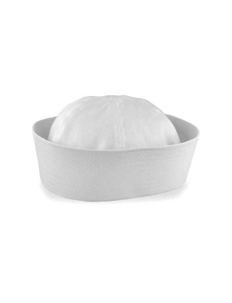 Value Edition Chapeau Gob - Chapeau en coton de marin blanc