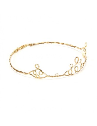 Value Edition Diadème Gold Peak Circlet, Ajustable - Or