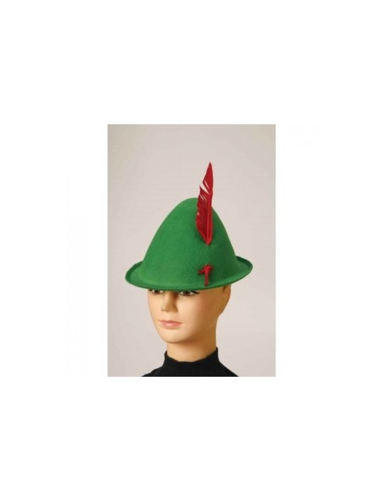 Value Edition CHAPEAU ALPIN avec Plume Verte