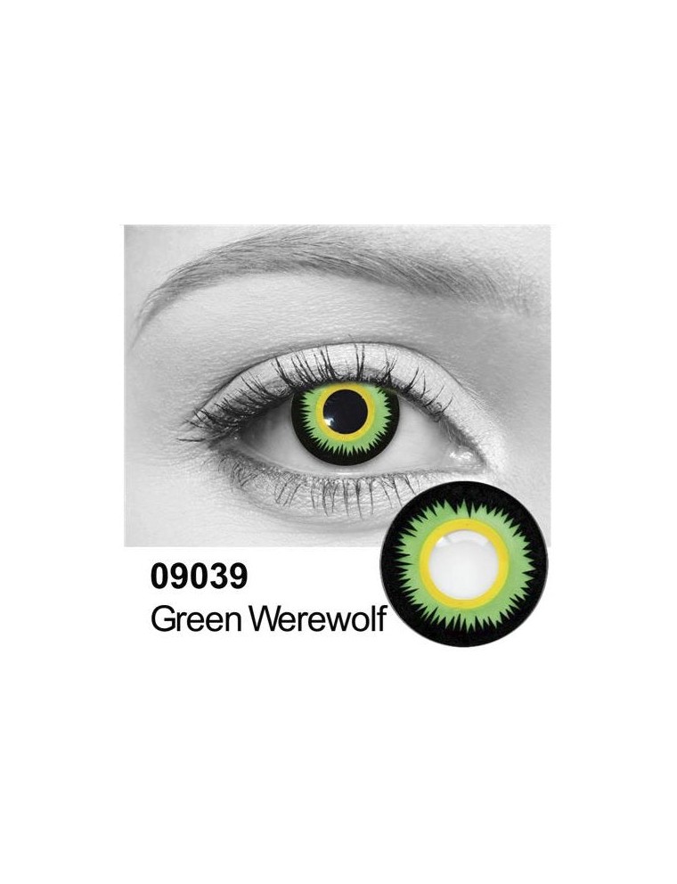 Value Edition Lentilles contact Loup Garou Contact Lenses - Vert