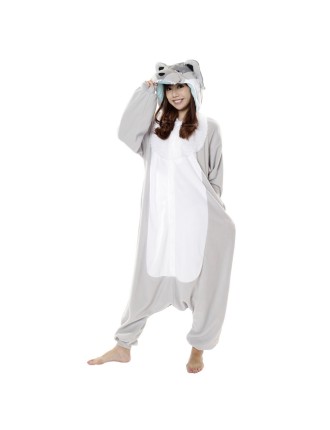 Value Edition Combinaison Kigurumi Loup Gris - adulte