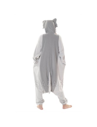 Value Edition Combinaison Kigurumi Loup Gris - adulte