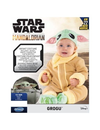 Value Edition Grogu Costume bébé 12-18m - Star Wars Baby Yoda