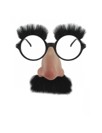 Value Edition Lunettes floues Groucho avec nez et moustache