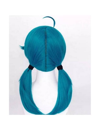 Value Edition Perruque cosplay longue bleue Gwen