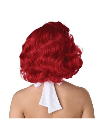 Value Edition Perruque Hollywood Glamour - Cheveux rouges courts