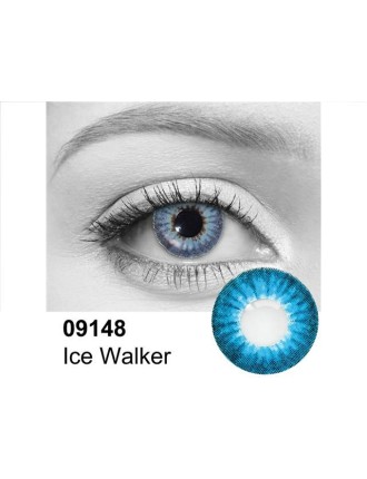 Value Edition Lentilles de couleurs Ice Walker_bleu