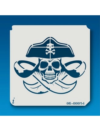 Value Edition ISTENCILS pochoir crâne pirate 06-00014