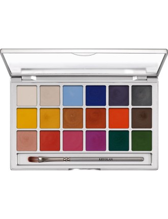 Value Edition KRYOLAN Shimmering Vision Cream palette 18 couleurs