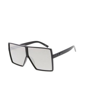 Value Edition KUSH Oversized Square Frame with Color Mirror Lens glasses_Assorted