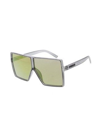 Value Edition KUSH Oversized Square Frame with Color Mirror Lens glasses_Assorted