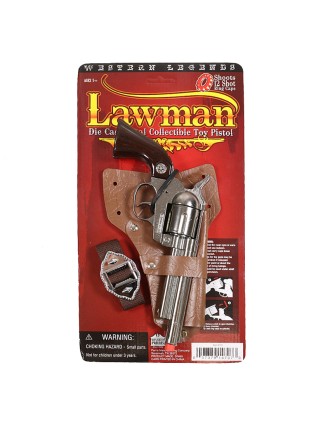 Value Edition Set de pistolet à capuchon en métal Lawman et holster