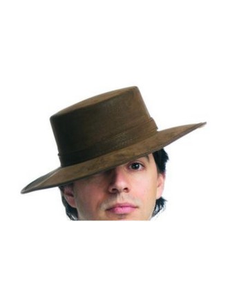 Value Edition Chapeau Espagnol En Cuir - Marron