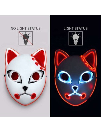 Value Edition Masque LED Cosplay Demon rouge