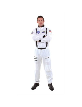 Value Edition Costume d'astronaute - Taille unique - Blanc