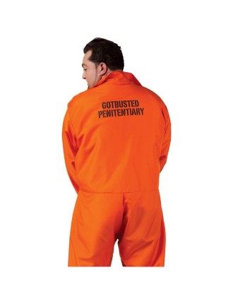 Value Edition Costume de prisonnier condamné - Taille unique - Orange