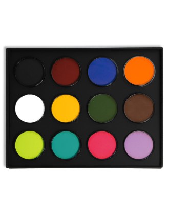 Value Edition MEHRON Paradise AQ Pro-Palette A -12 couleurs