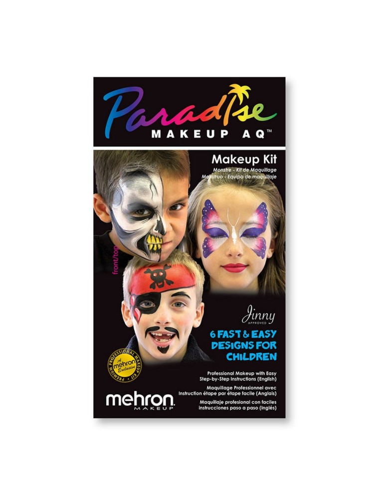 Value Edition Kit de maquillage pour enfants Mehron Paradise Makeup Premium