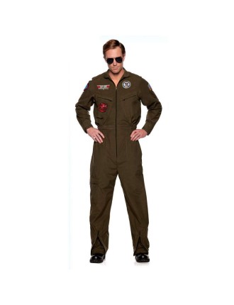 Value Edition Costume pilote Top gun homme - taille unique