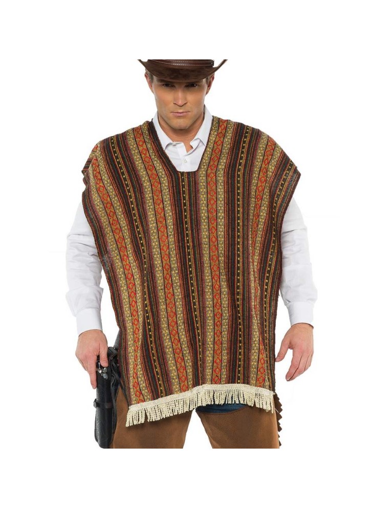 Value Edition Serape de cowboy pour homme - Multicolore