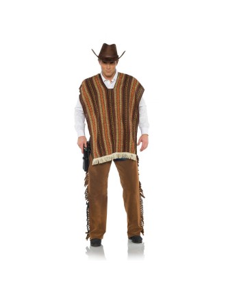 Value Edition Serape de cowboy pour homme - Multicolore