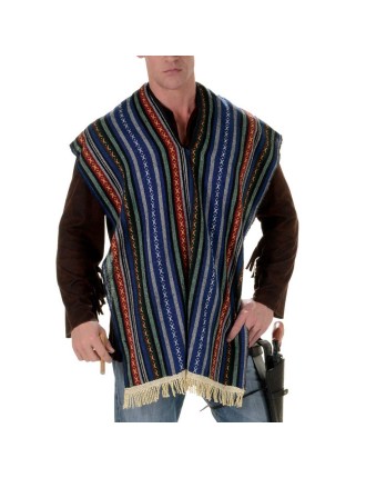 Value Edition Serape mexicain multicolore pour hommes Bandito