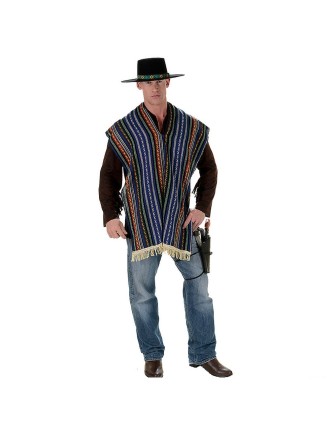 Value Edition Serape mexicain multicolore pour hommes Bandito