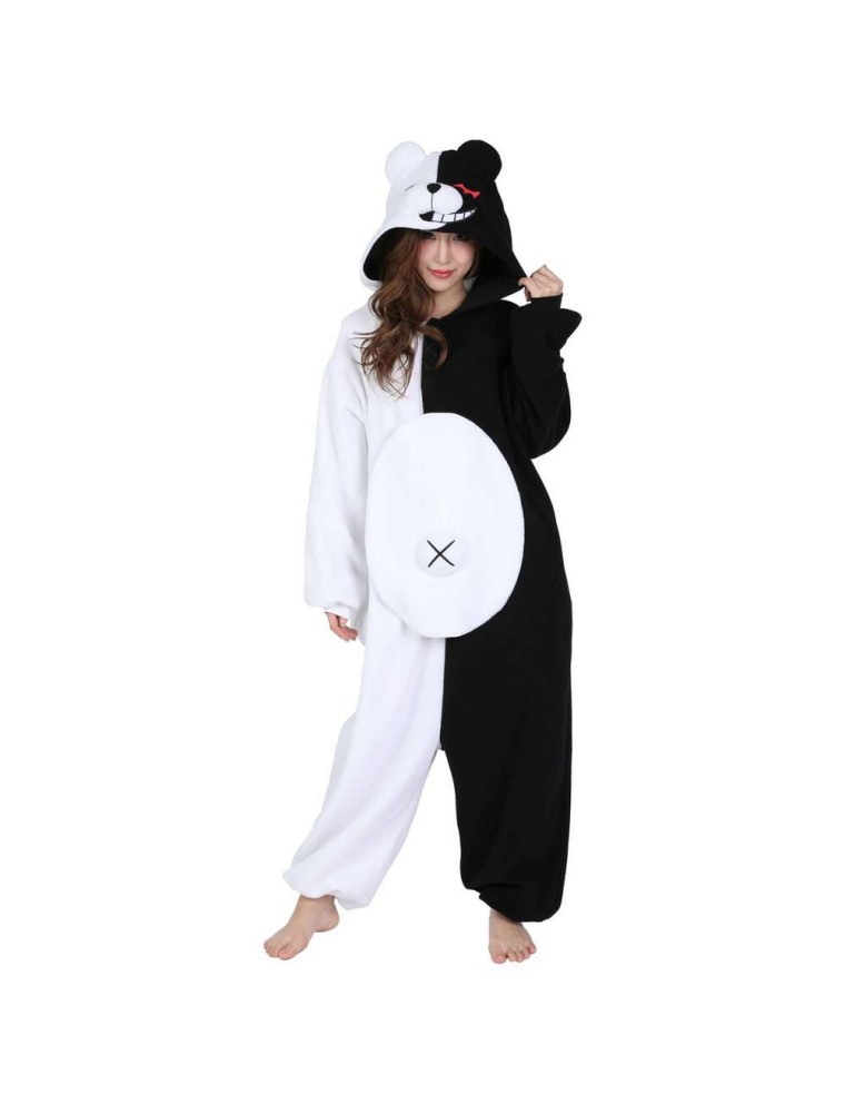 Value Edition Monokuma Danganronpa Kigurumi adulte - Costume onesie