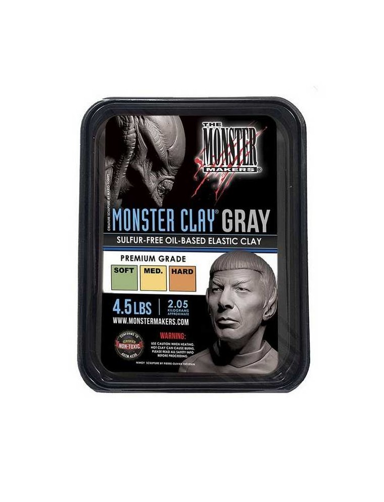 Value Edition Argile Monster Clay Premium GRIS - HARD