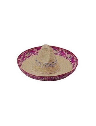 Value Edition Chapeau sombrero en paille multicolore taille unique