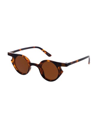 Value Edition Lunettes de soleil Oeil de Chouette Petite monture vintage en plastique - Assortiment