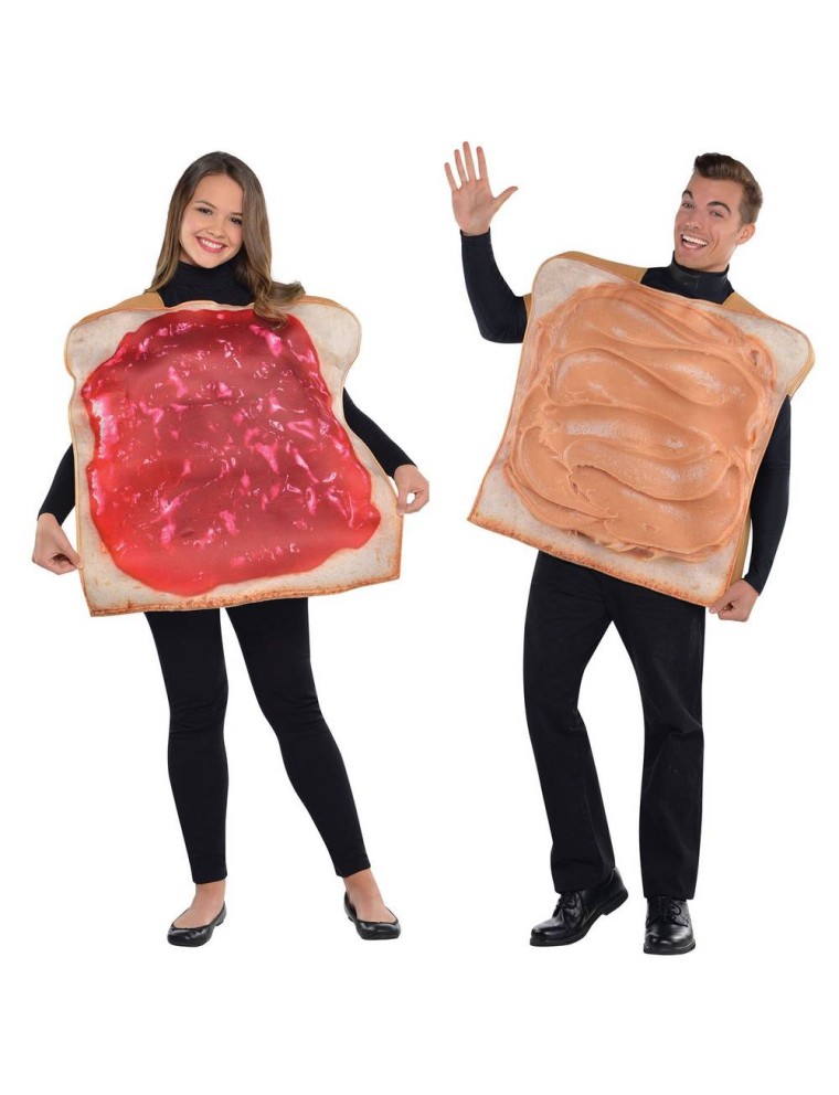 Value Edition Beurre d'arachide et confiture Costumes de couples adultes