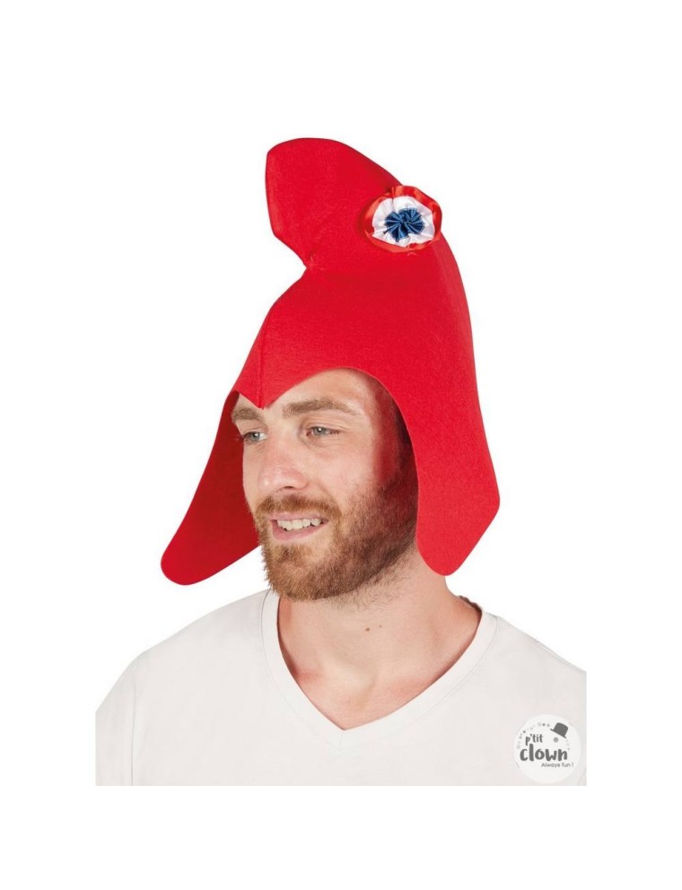 Value Edition Bonnet phrygien Chapeau Adulte en feutre - Rouge