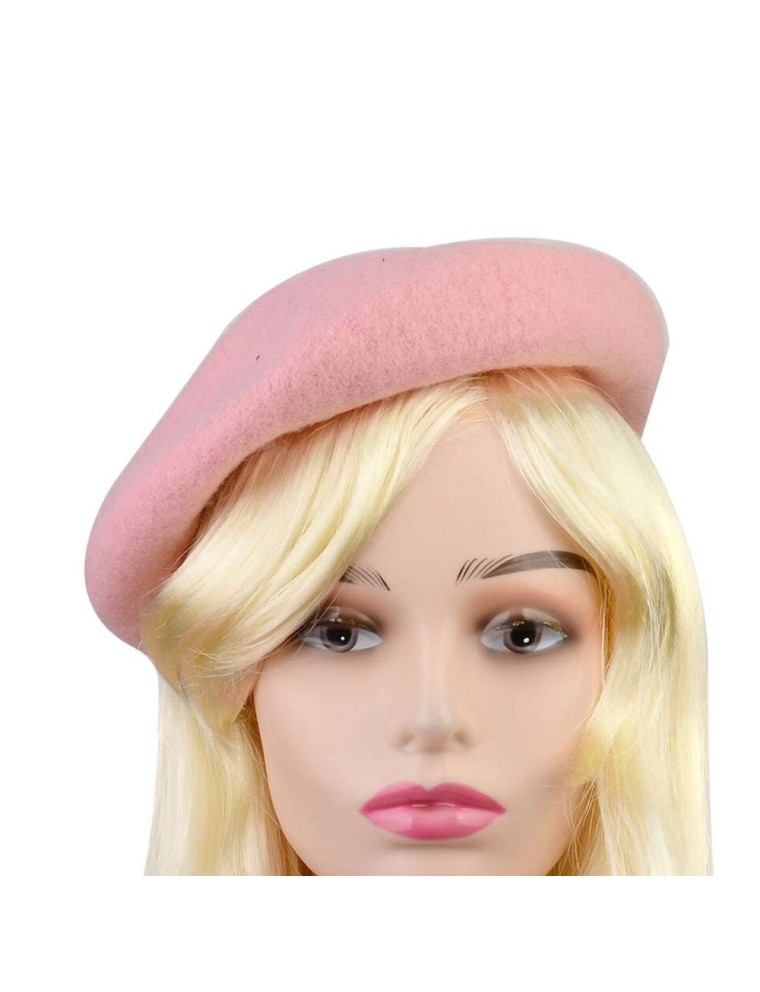 Value Edition Chapeau béret de poupée rose des années 80