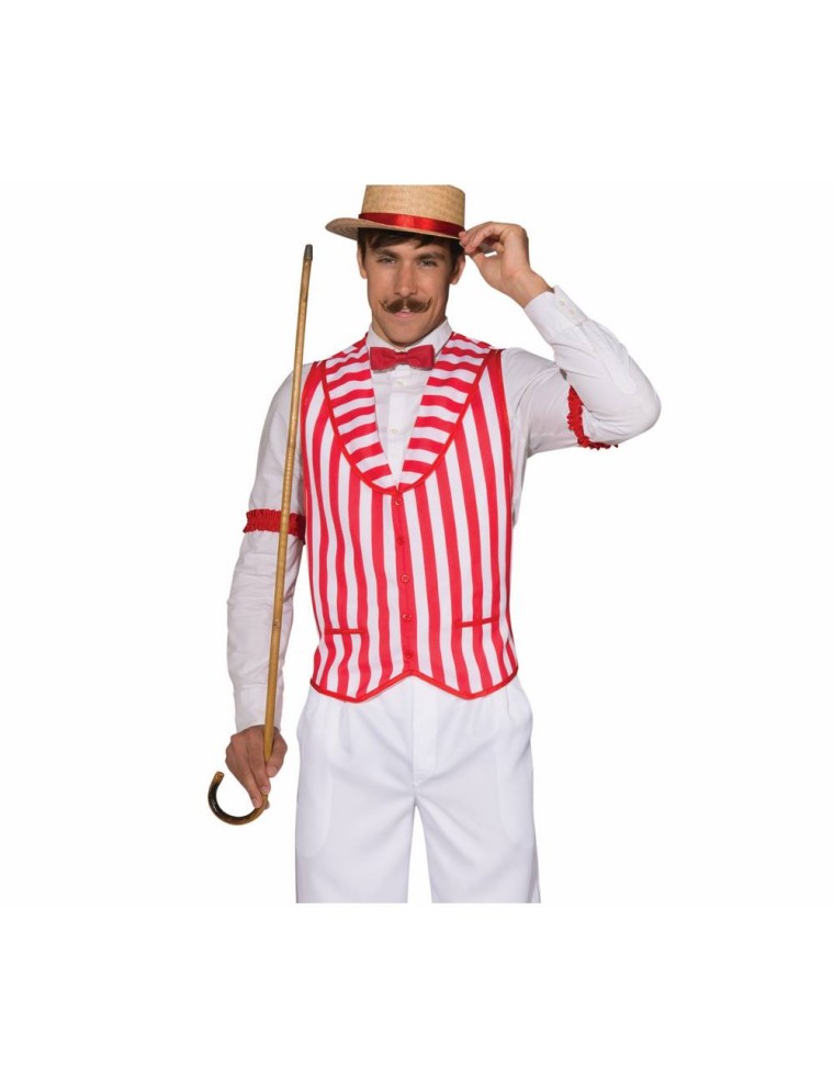 Value Edition Veste Barbershop Quartet- Rouge et blanche