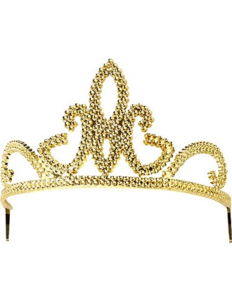 Value Edition Tiara en plastique avec peignes - Or