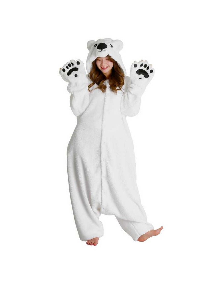 Value Edition Ours blanc / polaire - Costume Kigurumi adulte - onesie