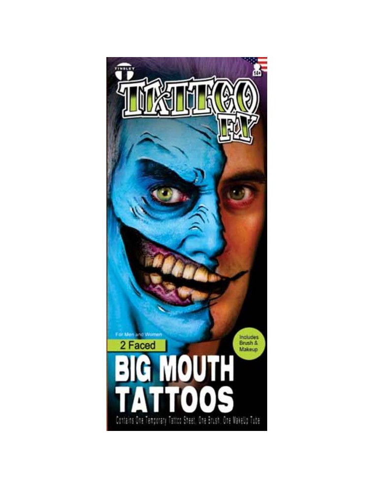 Value Edition Kit 2 Faces Tatouages Tinsley Big Mouth