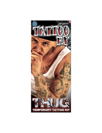 Value Edition Prison Thug 18 et tatouages ​​temporaires de la vie