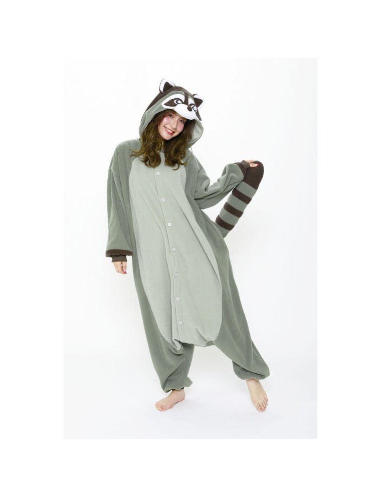 Value Edition Kigurumi de Raton laveur - Costume onesie adulte