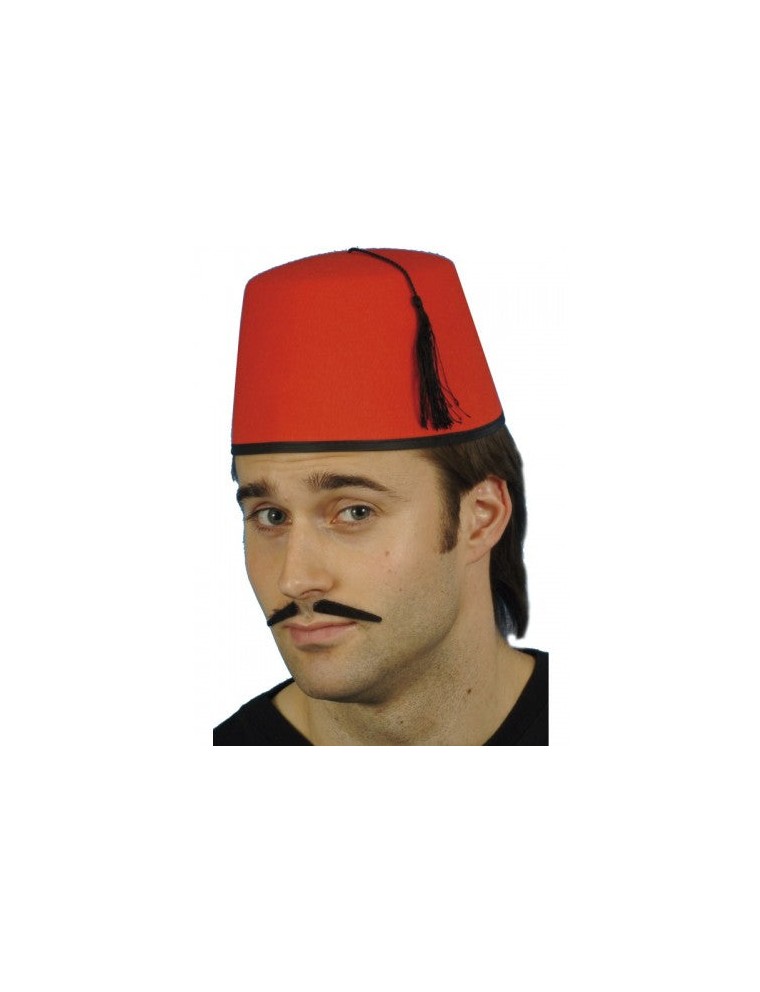 Value Edition Chapeau FEZ rouge avec un pompon noir