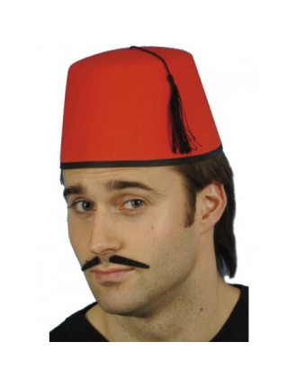 Value Edition Chapeau FEZ rouge avec un pompon noir