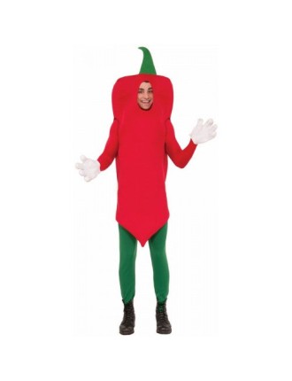 Value Edition Costume de PIMENT Rouge Brûlant - Taille Unique Adulte