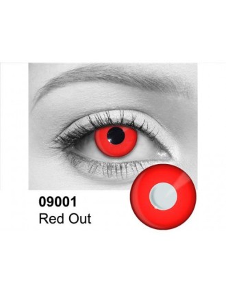 Value Edition Lentilles Red Out - Devil Red Contact Lenses