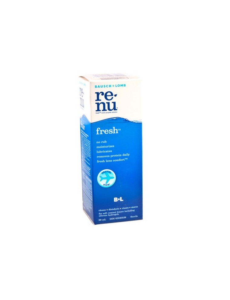 Value Edition Renu Solution pour lentilles 60ml - Frais