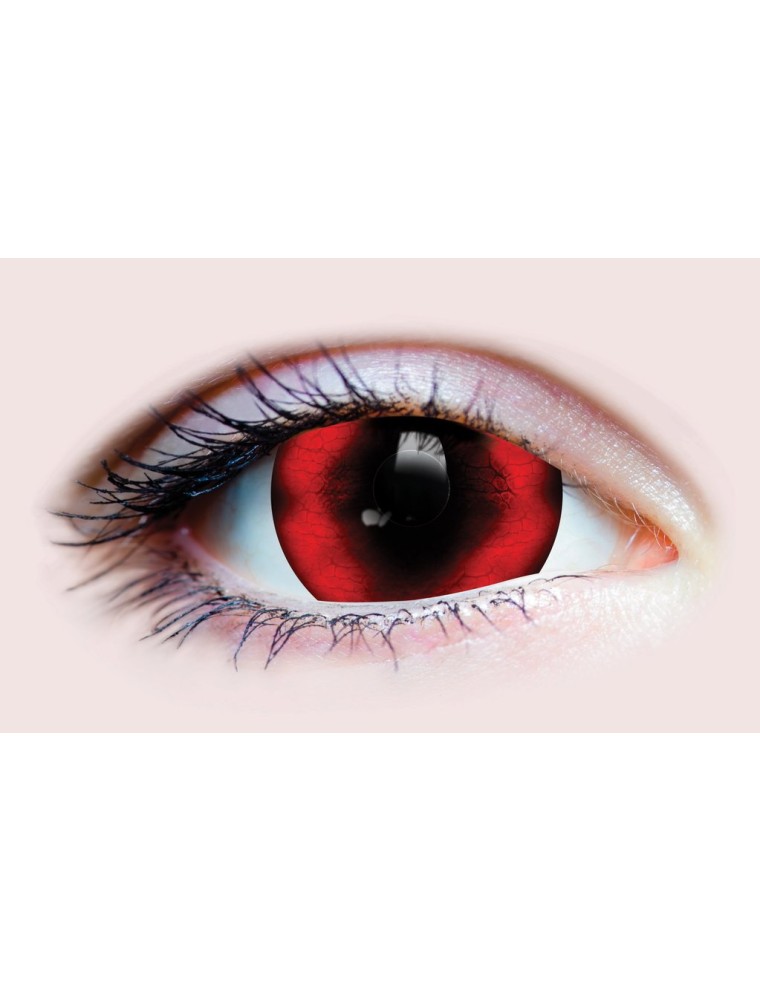 Value Edition LENTILLES DE CONTACT REPTILIENNES - Rouge/Noir