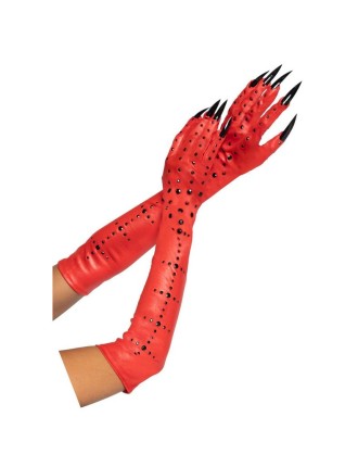 Value Edition Gants griffe du diable en strass