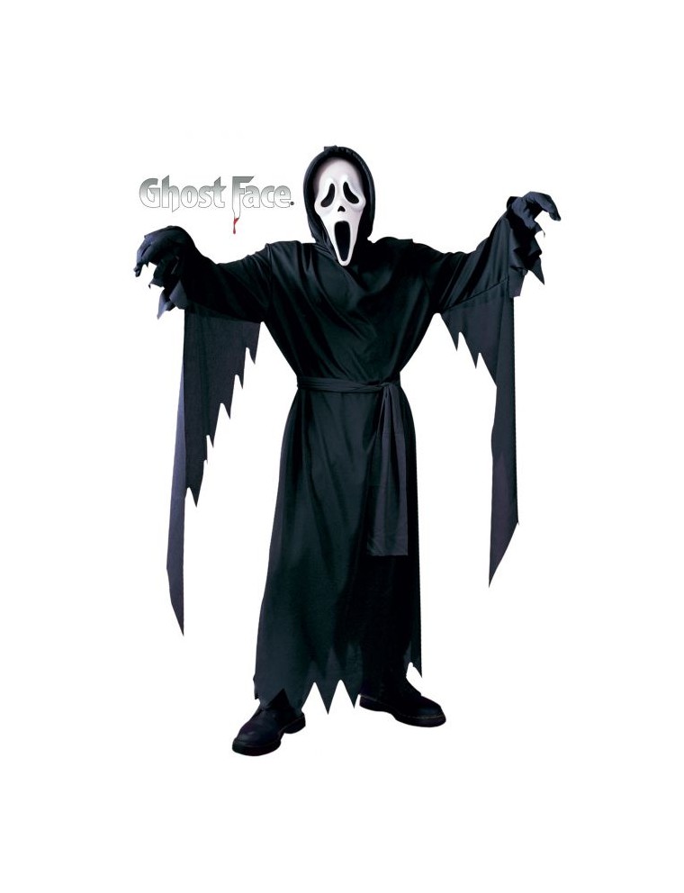 Value Edition Scream Costume Enfant Ghostface Frissons- Taille unique jusqu'a 12